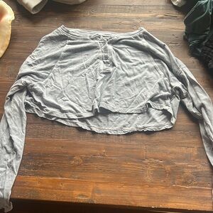 Aeropostale crop boyfriend tee